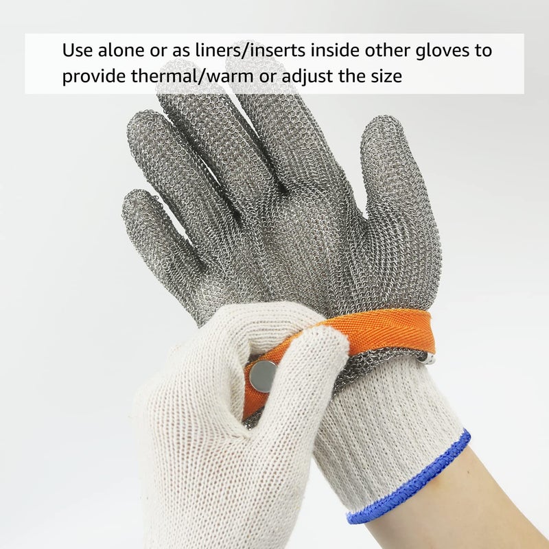 MIG4U 12 Pairs Work Gloves - Cotton String Gloves for Safety Work - Glove Liner Hand Saver Heat Protection for BBQ (Medium, Heavy) - Image 5